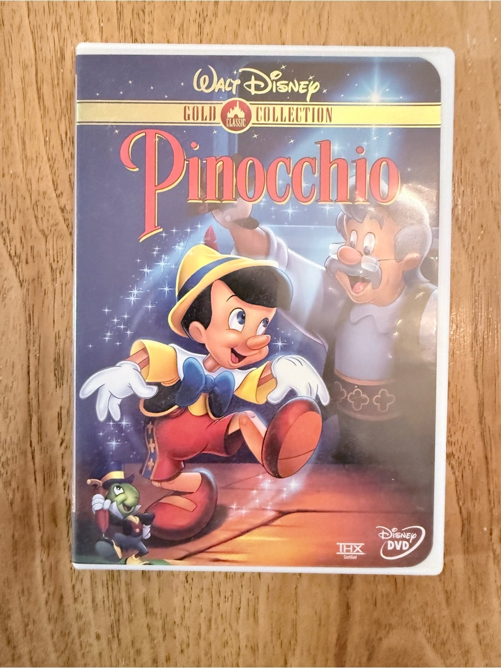 Disney Pinocchio DVD - classic gold collection Limited edition
